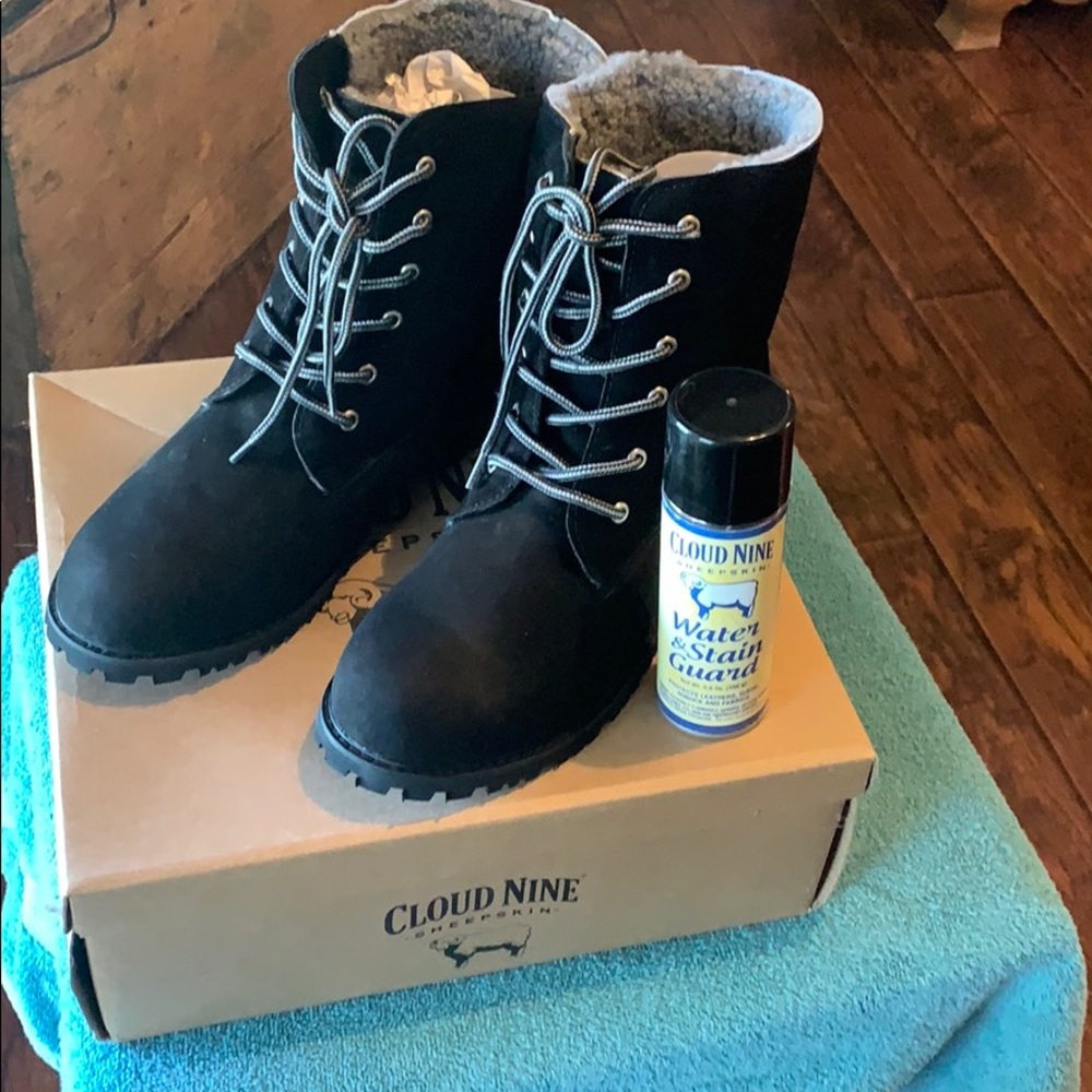 Cloud Nine Leather Alpaca Boots